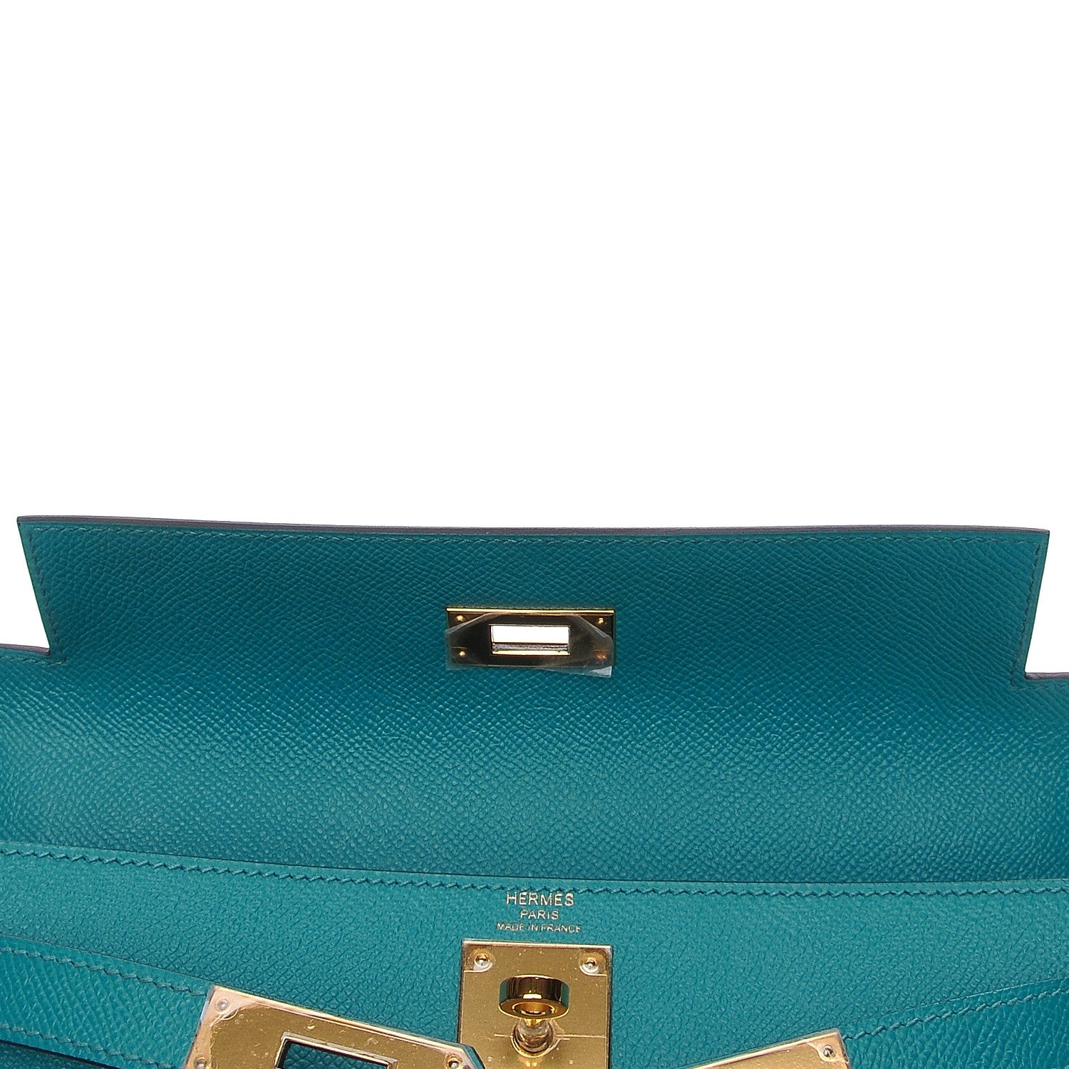 Hermes Epsom Kelly Sellier 28 Bleu Paon 15 of 28