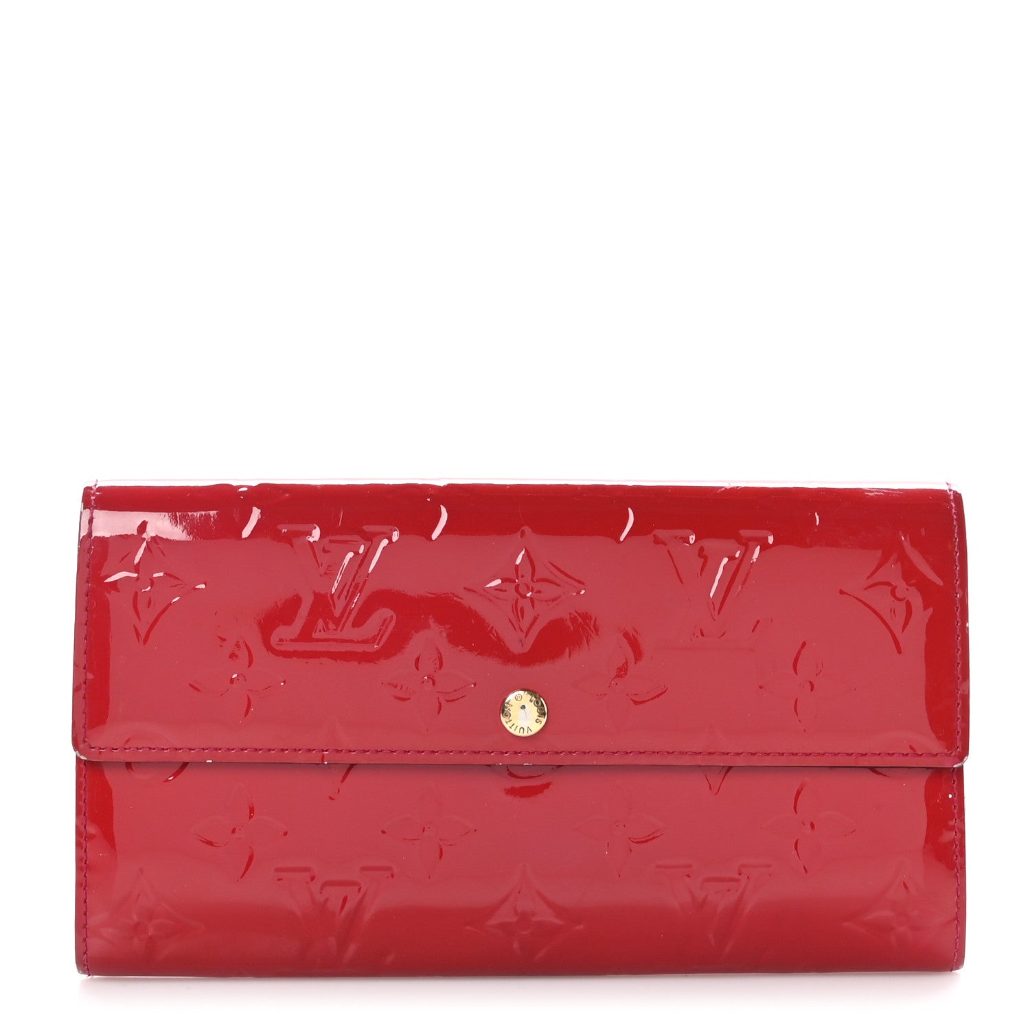 Louis Vuitton Vernis Sarah Wallet Rose Indien 1 of 10