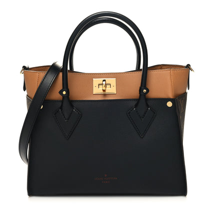 Louis Vuitton Calfskin Monogram On My Side Black 1 of 9