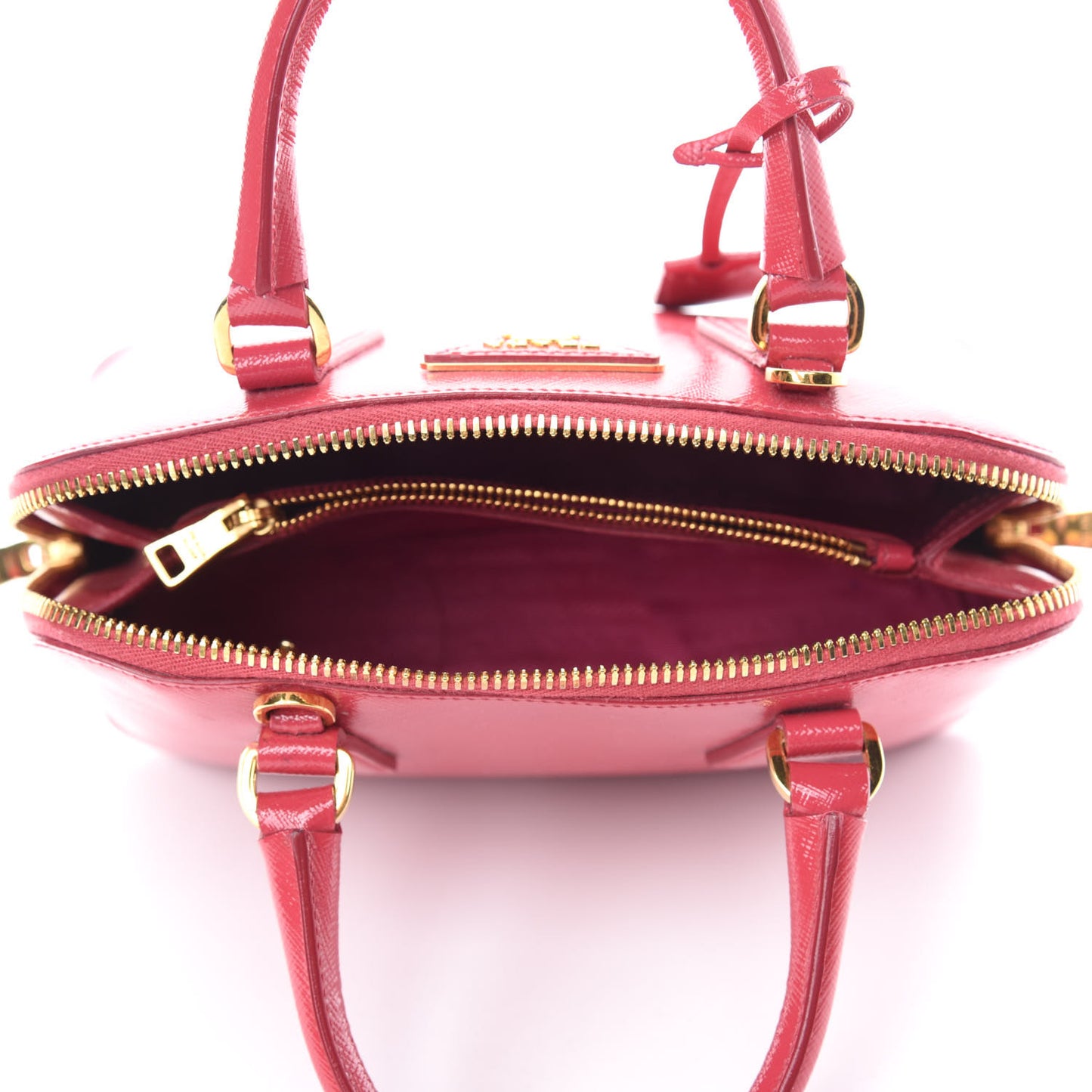 Saffiano Vernice Small Promenade Tote Peonia