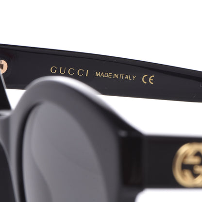 Gucci Round GG Sunglasses GG0028S Black 5 of 6