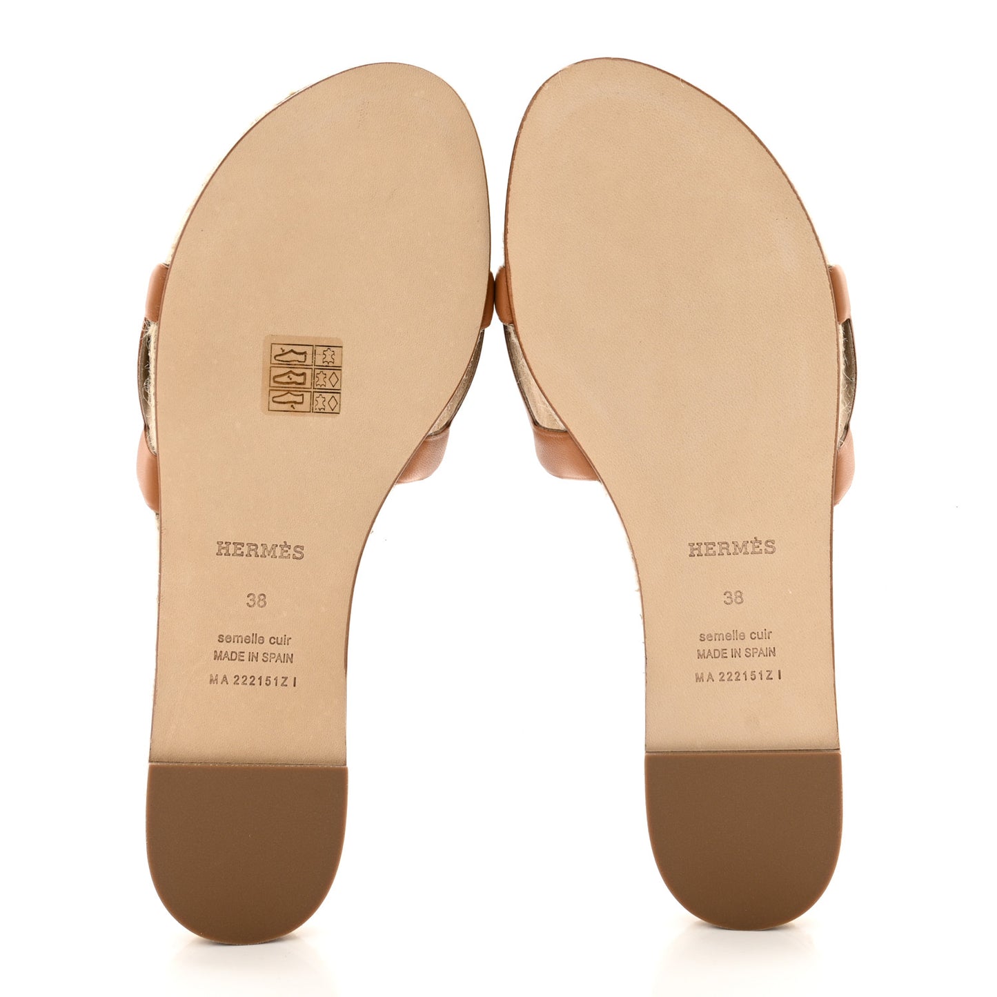 Nappa Famosa Espadrille Sandals 38 Naturel