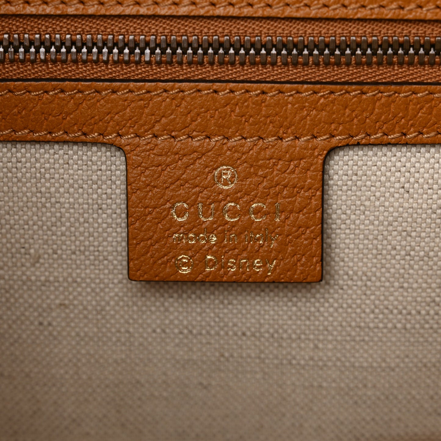 X DISNEY Mini Vintage GG Supreme Monogram Mickey Mouse Small Flap Messenger Bag Beige Vintage Sun Oil