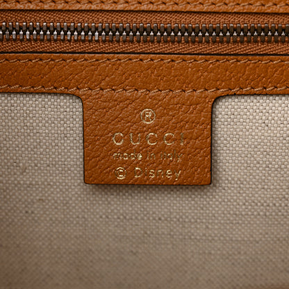 Gucci X DISNEY Mini Vintage GG Supreme Monogram Mickey Mouse Small Flap Messenger Bag Beige Vintage Sun Oil 6 of 10
