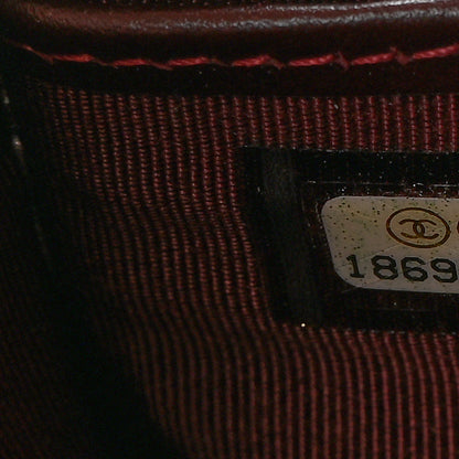 Chanel Caviar Quilted Large Gusset Flap Wallet Black 8 of 10