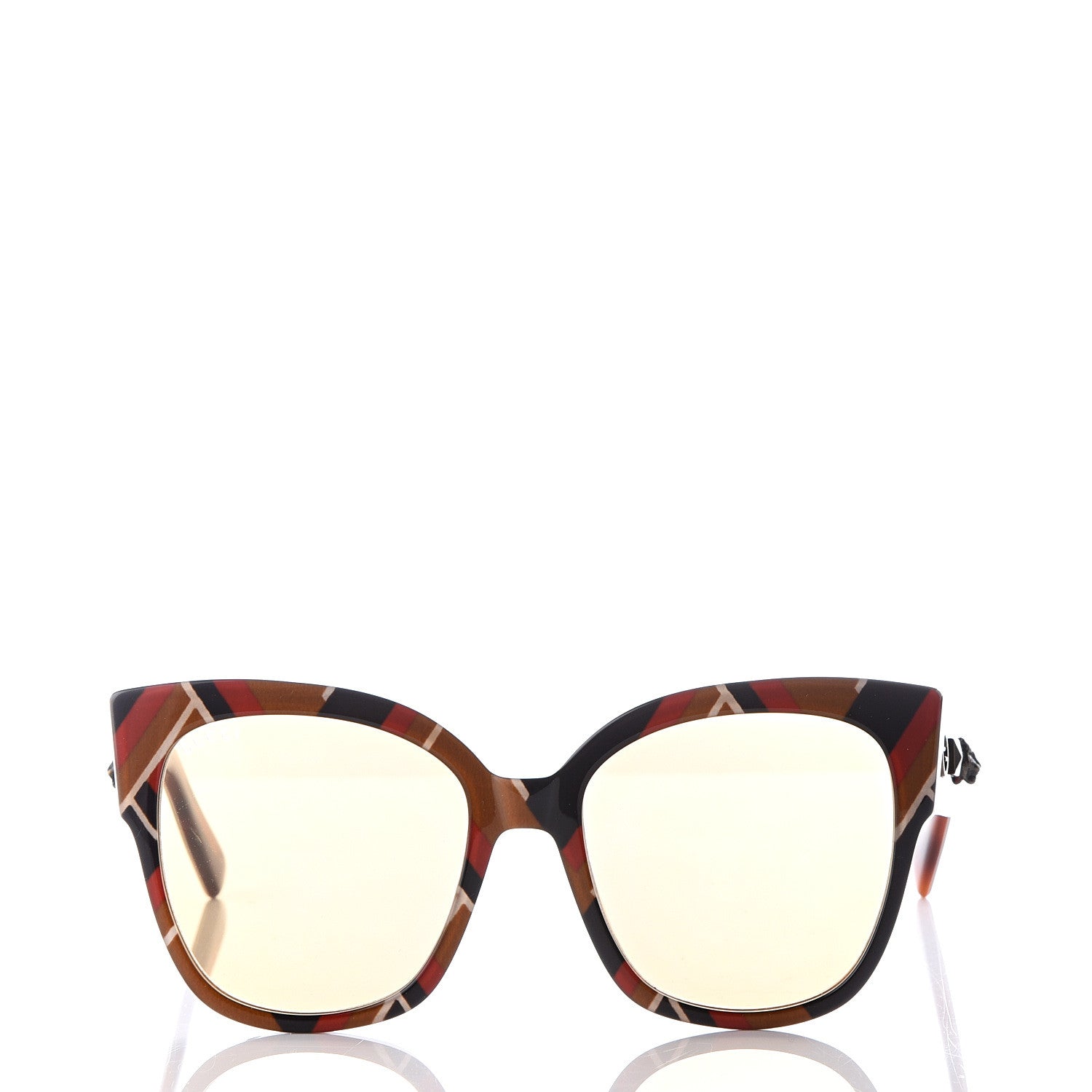 Gucci Acetate Square Frame Sunglasses GG0059S Multicolor 2 of 8