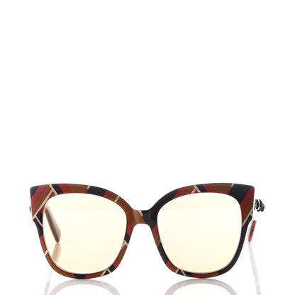 Gucci Acetate Square Frame Sunglasses GG0059S Multicolor 2 of 8