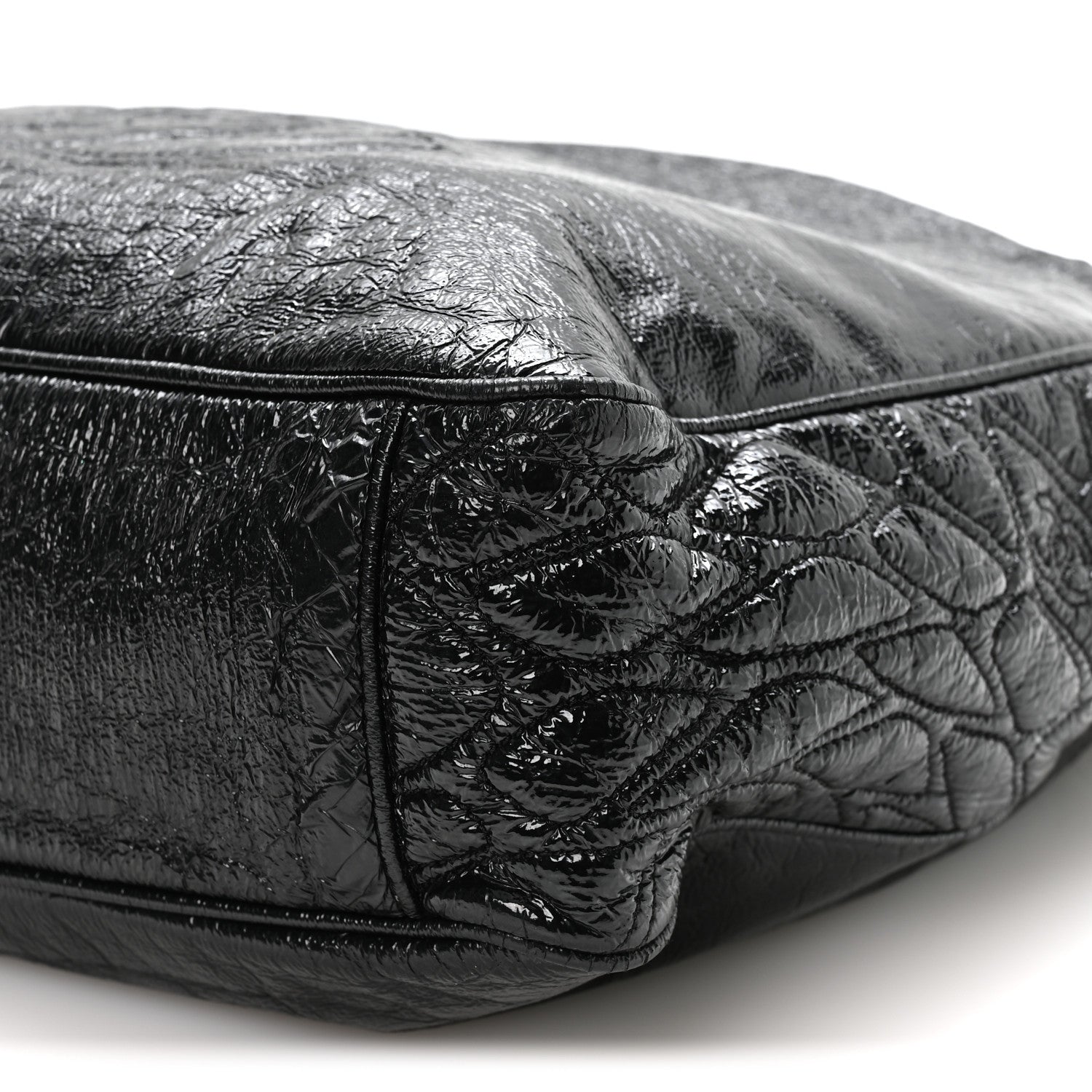 Chanel Vinyl Rodeo Bag Black 10 of 10