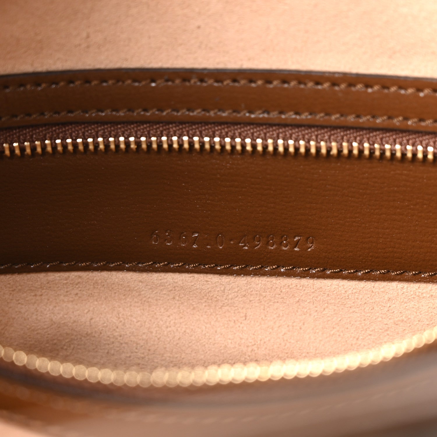 Gucci GG Supreme Monogram Azalea Calfskin Web Medium Jackie 1961 Hobo Beige Ebony Brown Sugar 7 of 10