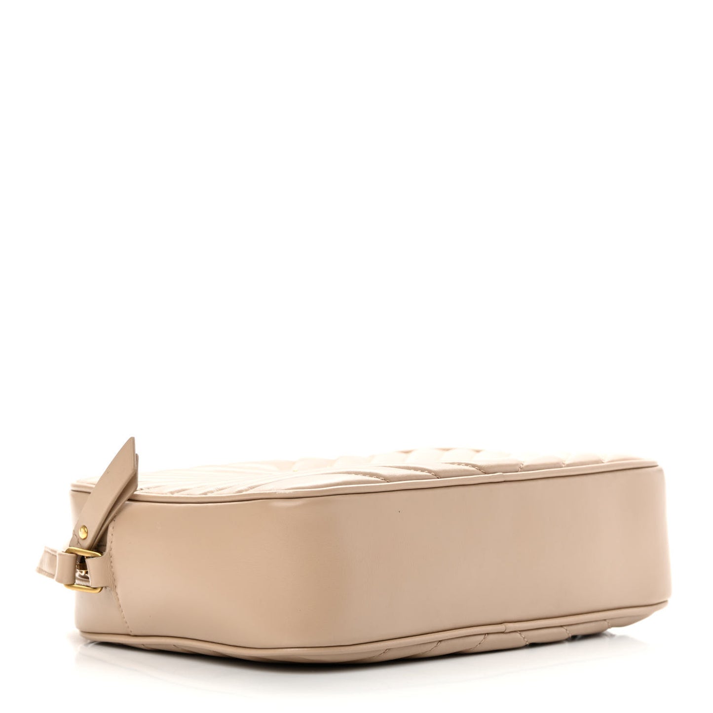Calfskin Matelasse Monogram Lou Camera Bag Dark Beige