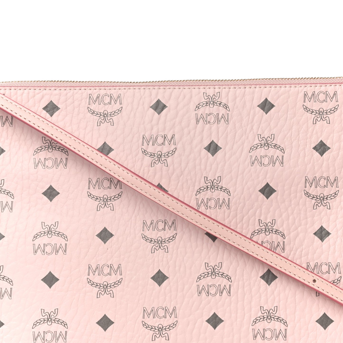 Visetos Medium Crossbody Pouch Soft Pink