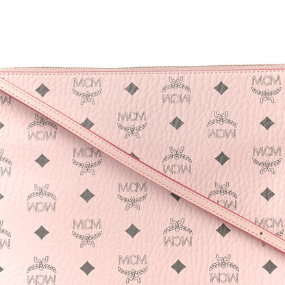 MCM Visetos Medium Crossbody Pouch Soft Pink 8 of 10
