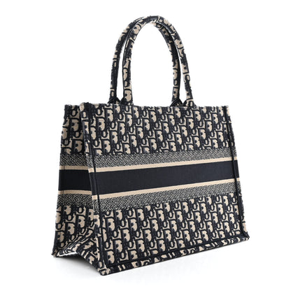 Christian Dior Oblique Medium Book Tote Blue Multicolor 3 of 10