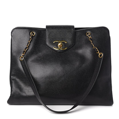 Chanel Caviar XL Weekender Bag Black 1 of 16