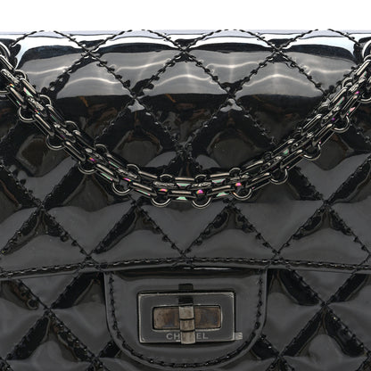 Chanel Patent Calfskin Quilted 2.55 Reissue Mini Flap So Black 8 of 11