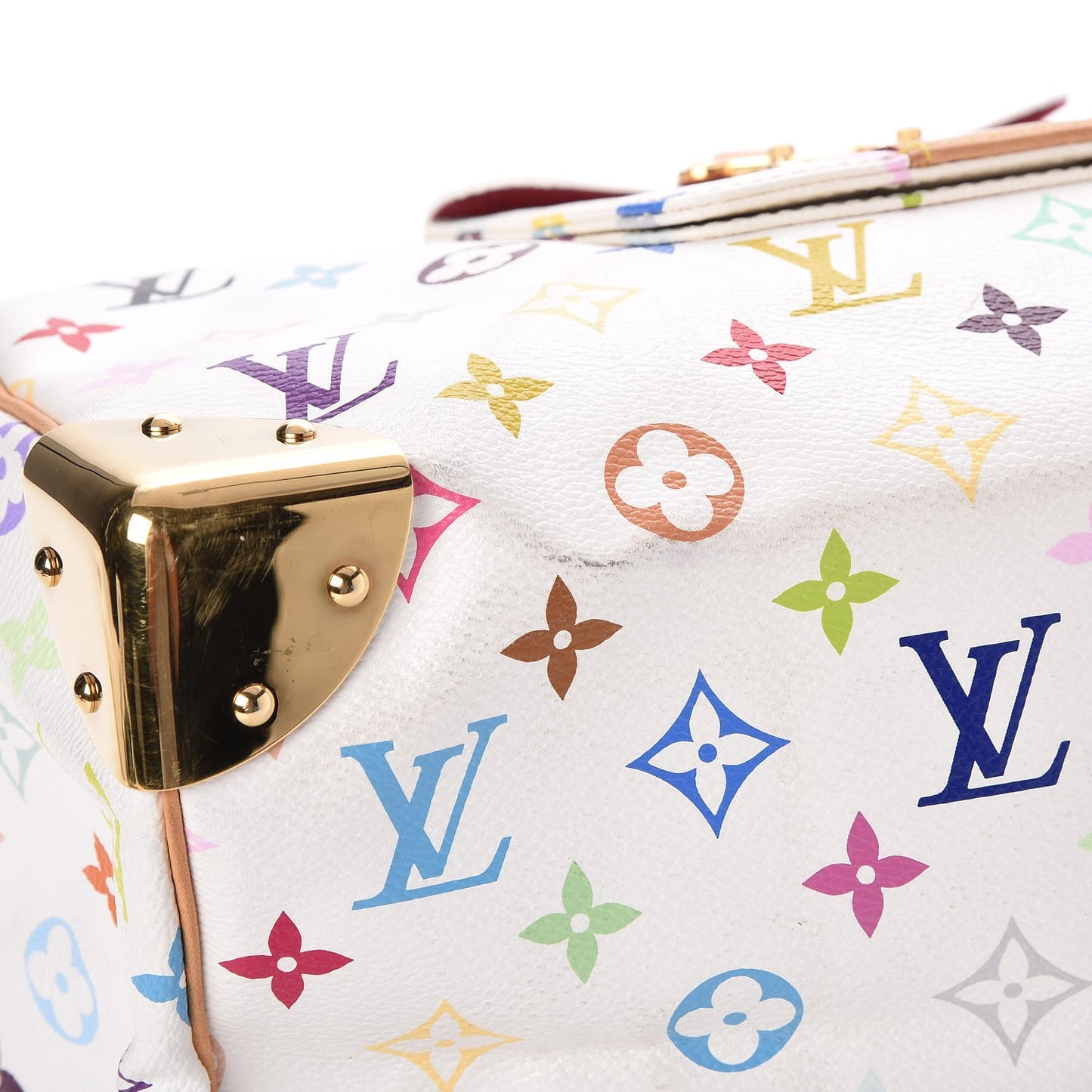 Monogram Multicolor Speedy 30 White