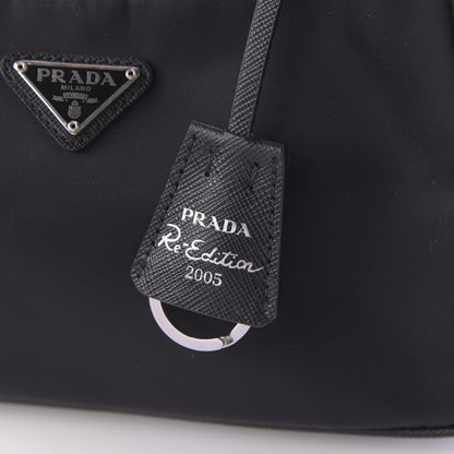 Prada Nylon Re-Edition 2005 Shoulder Bag Black 9 of 10