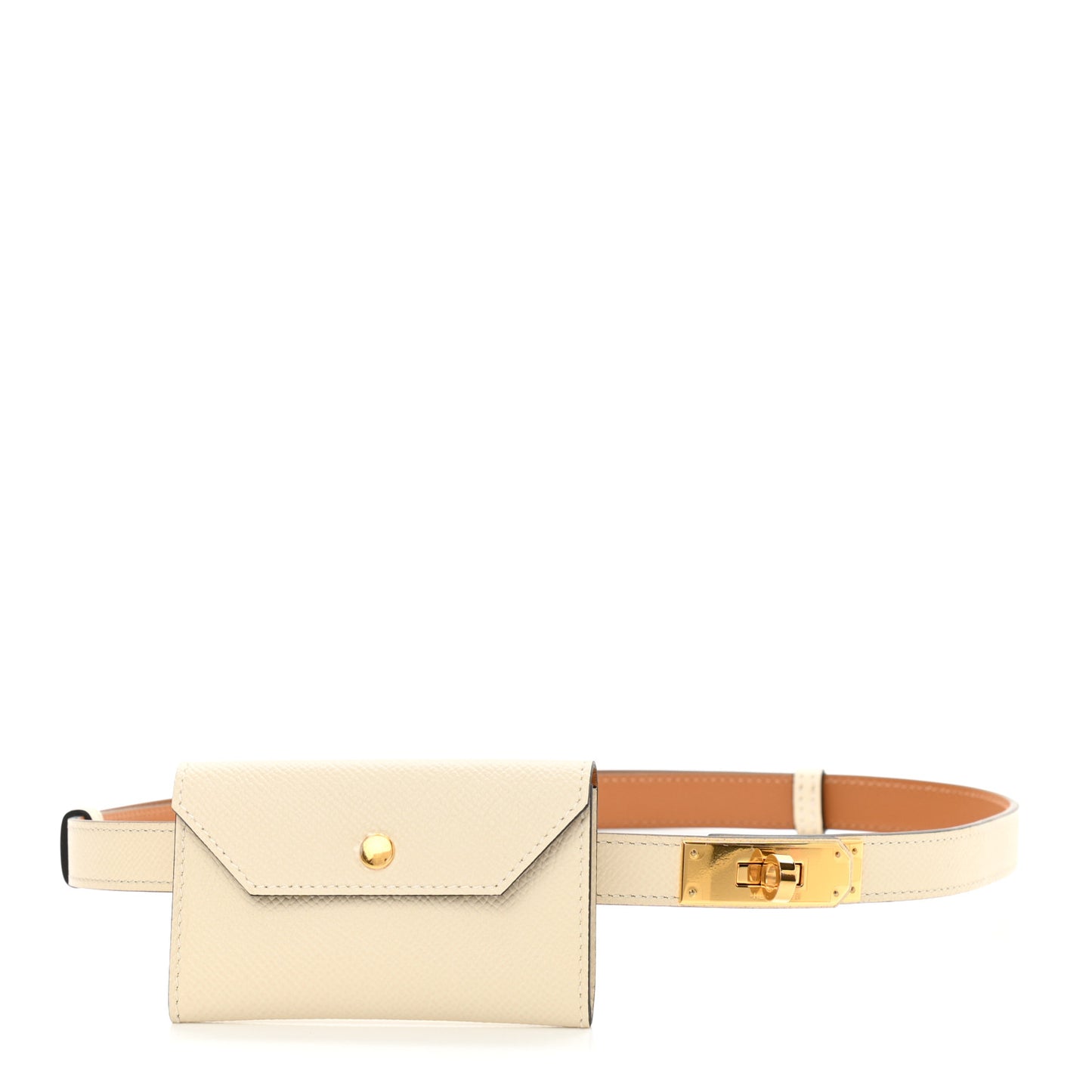 Epsom Kelly Pocket Belt Craie