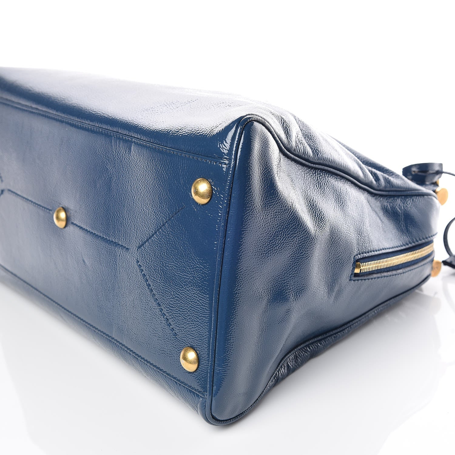 Saint Laurent Patent Medium Majorelle Blue 10 of 13