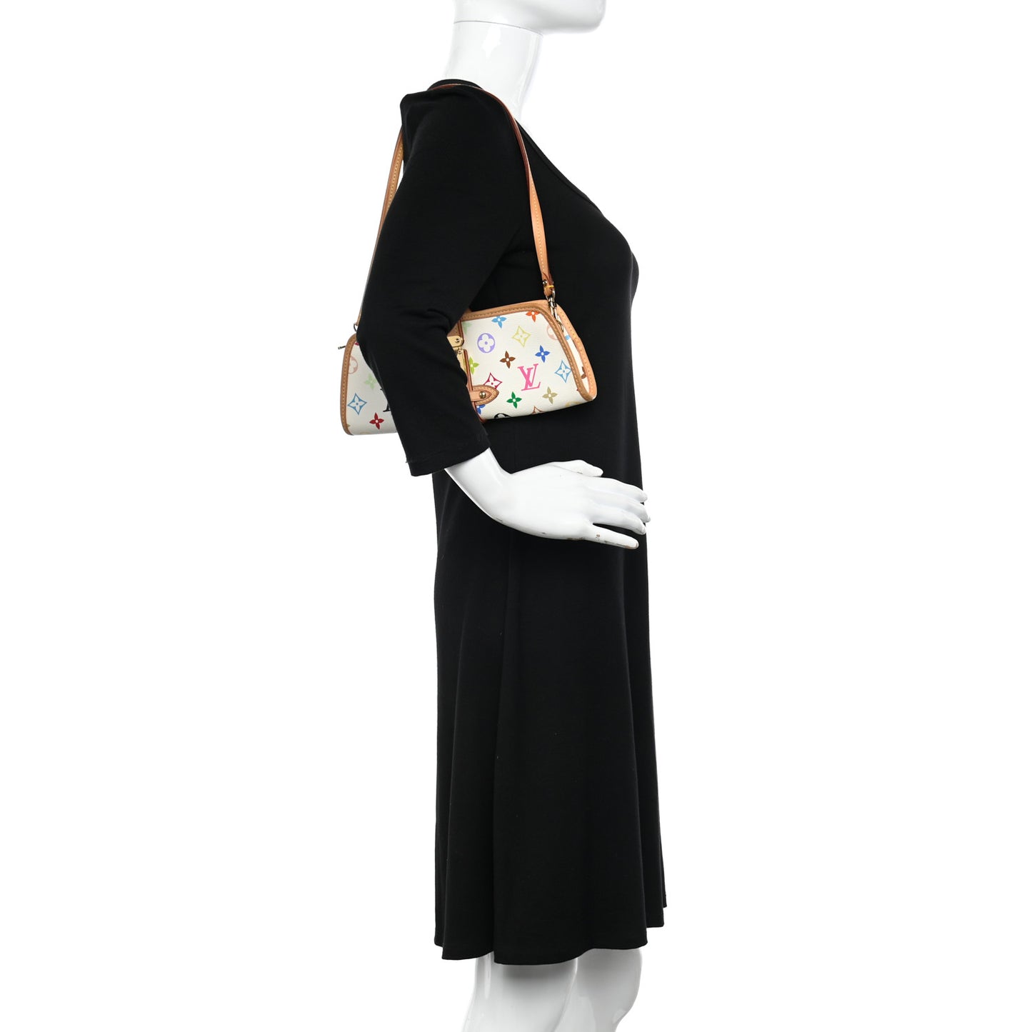 Monogram Multicolor Shirley White