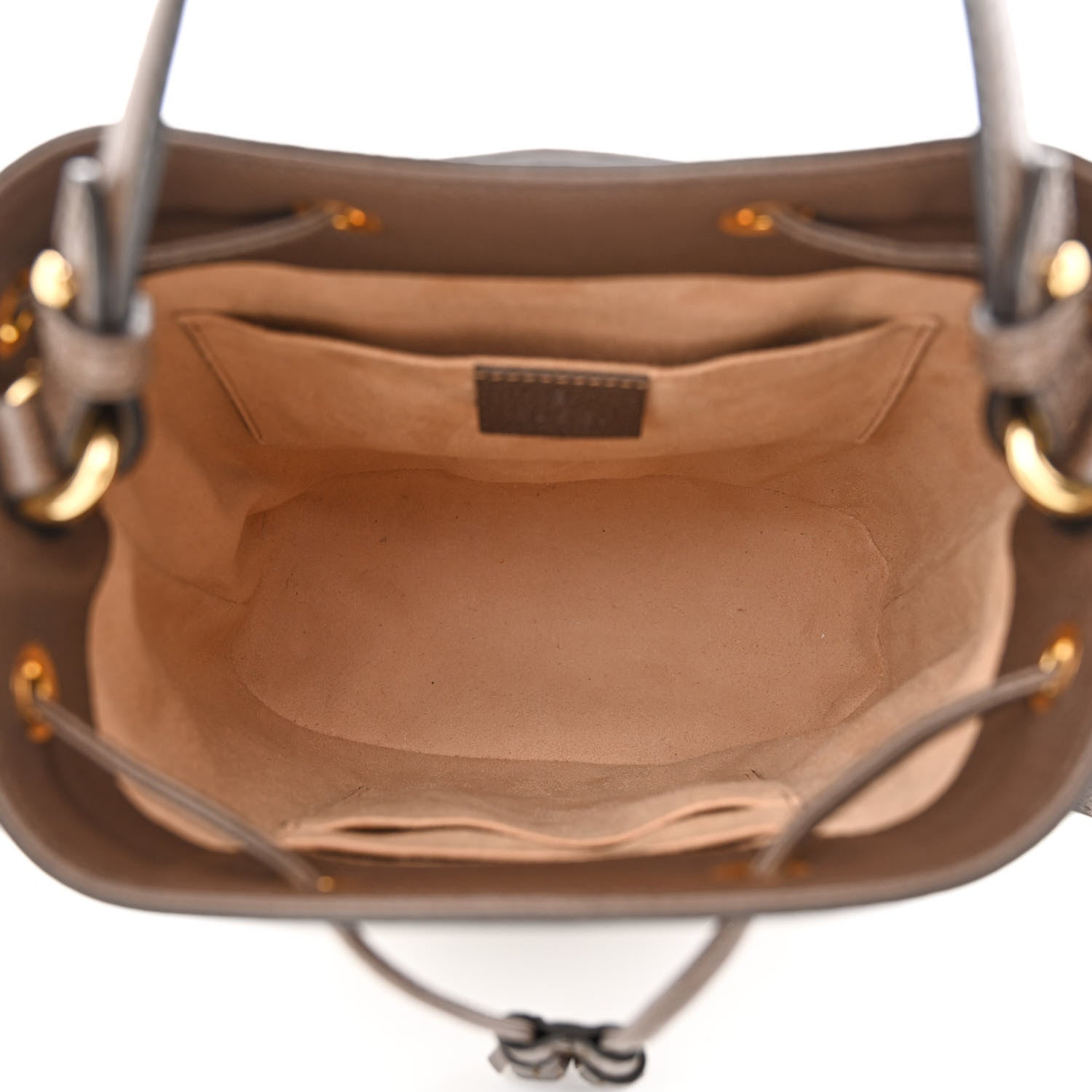 Gucci GG Supreme Monogram Web Small Ophidia Bucket Bag Brown 5 of 10