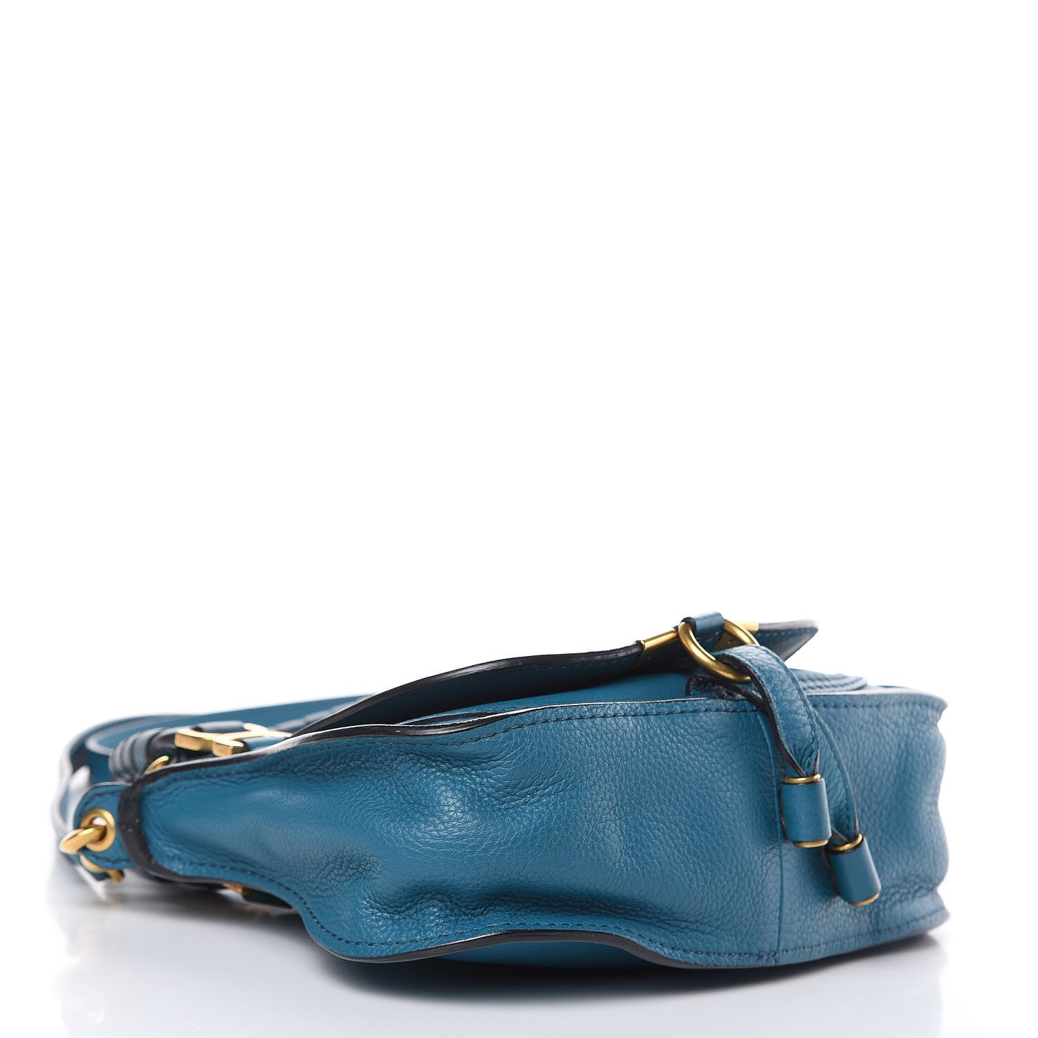 Chloe Calfskin Mini Marcie Satchel Laguna Blue 4 of 11