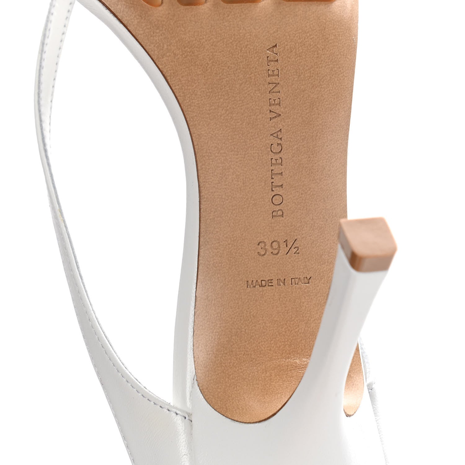 Bottega Veneta Lambskin Stretch Multi Strap 90mm Sandals 39.5 Optic White 8 of 14