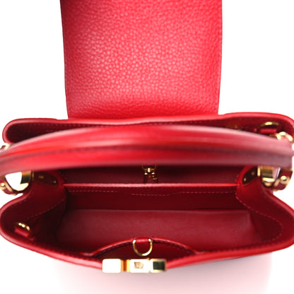 Louis Vuitton Taurillon Capucines BB Scarlet Red 5 of 9