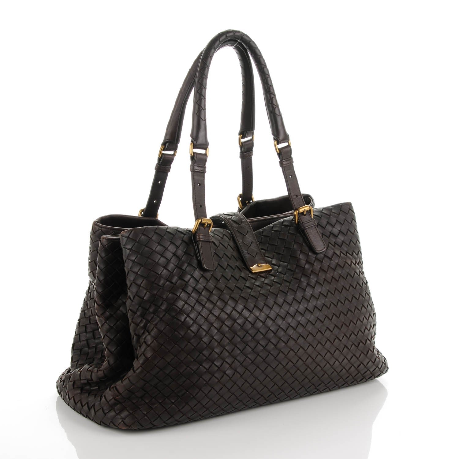 Bottega Veneta Nappa Intrecciato Medium Roma Tote Moro 3 of 8