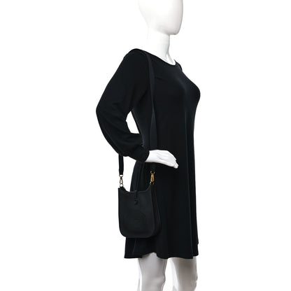 Hermes Taurillon Clemence Evelyne TPM Black 2 of 10