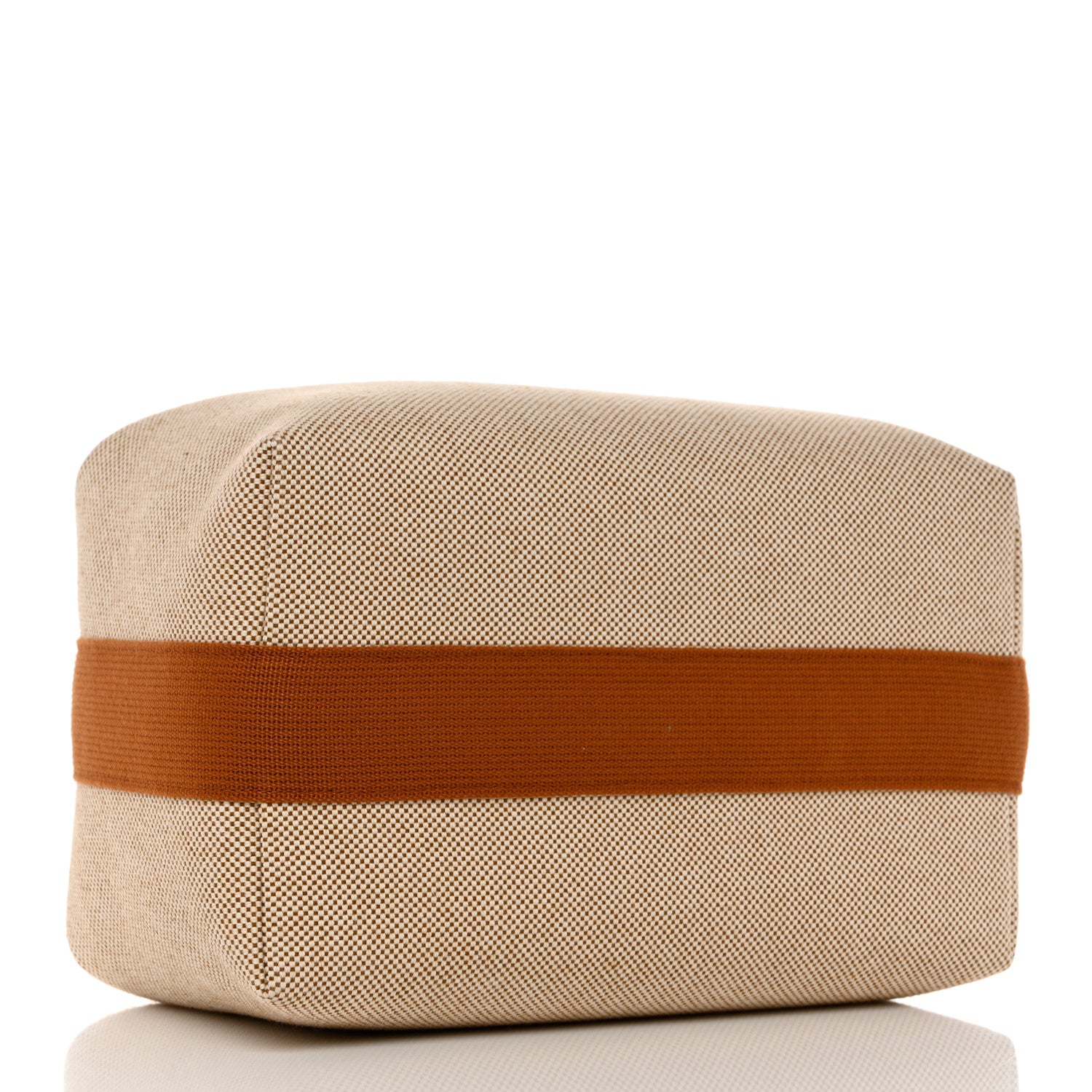 Hermes Canvas Large Bride-A-Brac Cabriole Case Biscuit 4 of 9