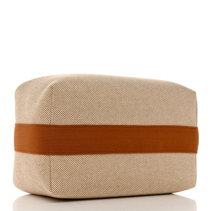 Hermes Canvas Large Bride-A-Brac Cabriole Case Biscuit 4 of 9