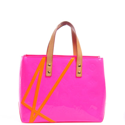 Louis Vuitton Vernis Fluo Reade PM Rose 1 of 7