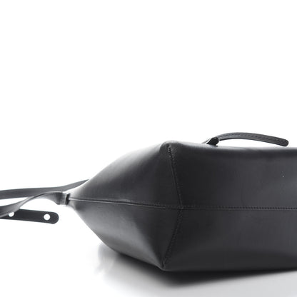 Mansur Gavriel Vegetable Tanned Calfskin Mini Bucket Bag Black Flamma 7 of 11