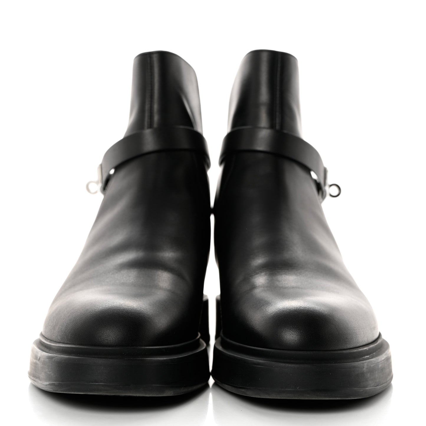 Calfskin Veo Ankle Boots 41.5 Black
