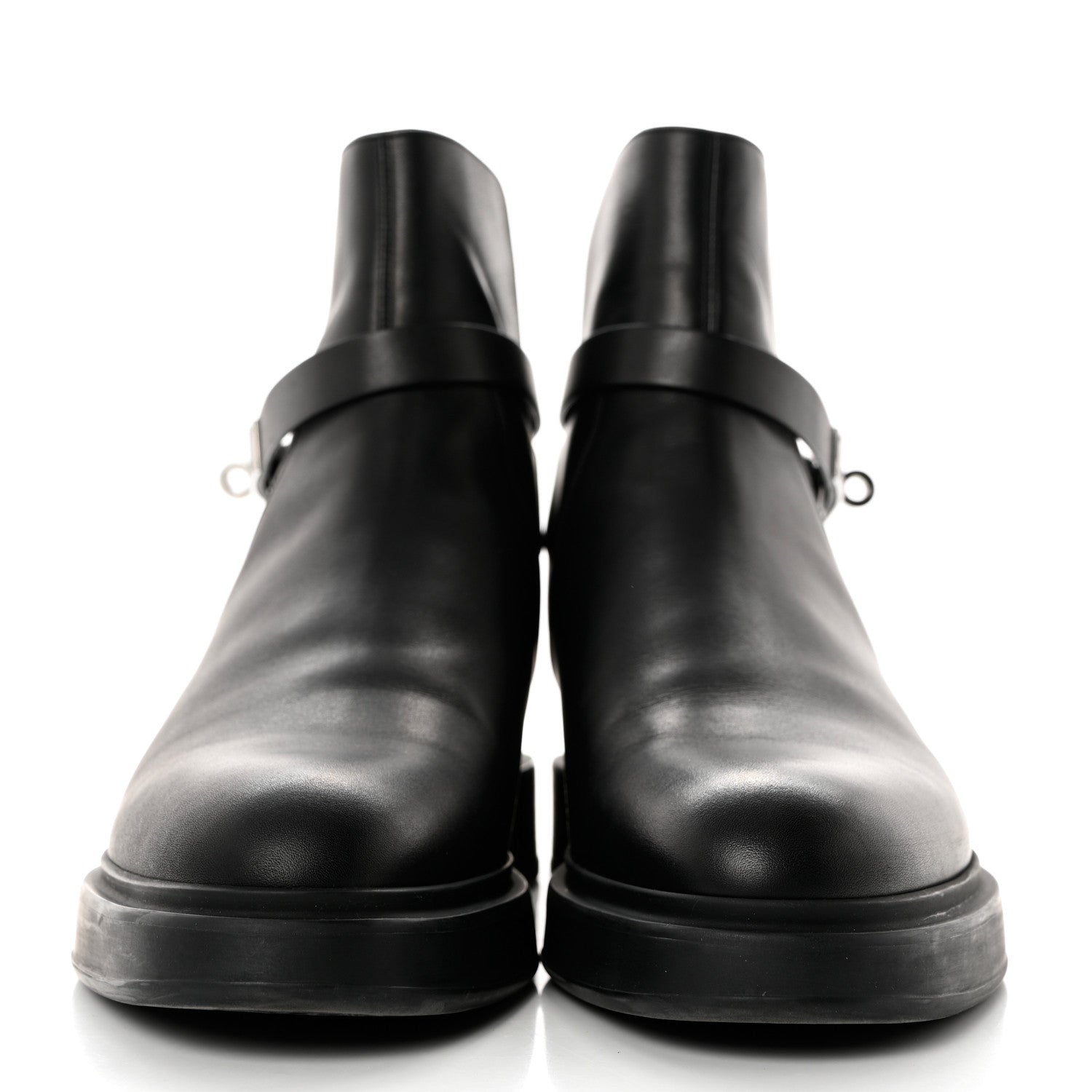 Hermes Calfskin Veo Ankle Boots 41.5 Black 2 of 9