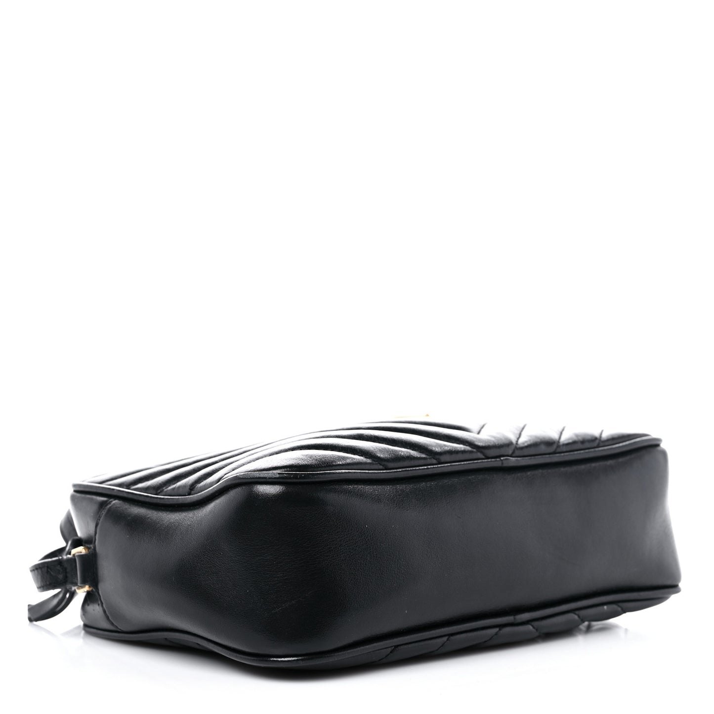 Calfskin Matelasse Monogram Lou Camera Bag Black