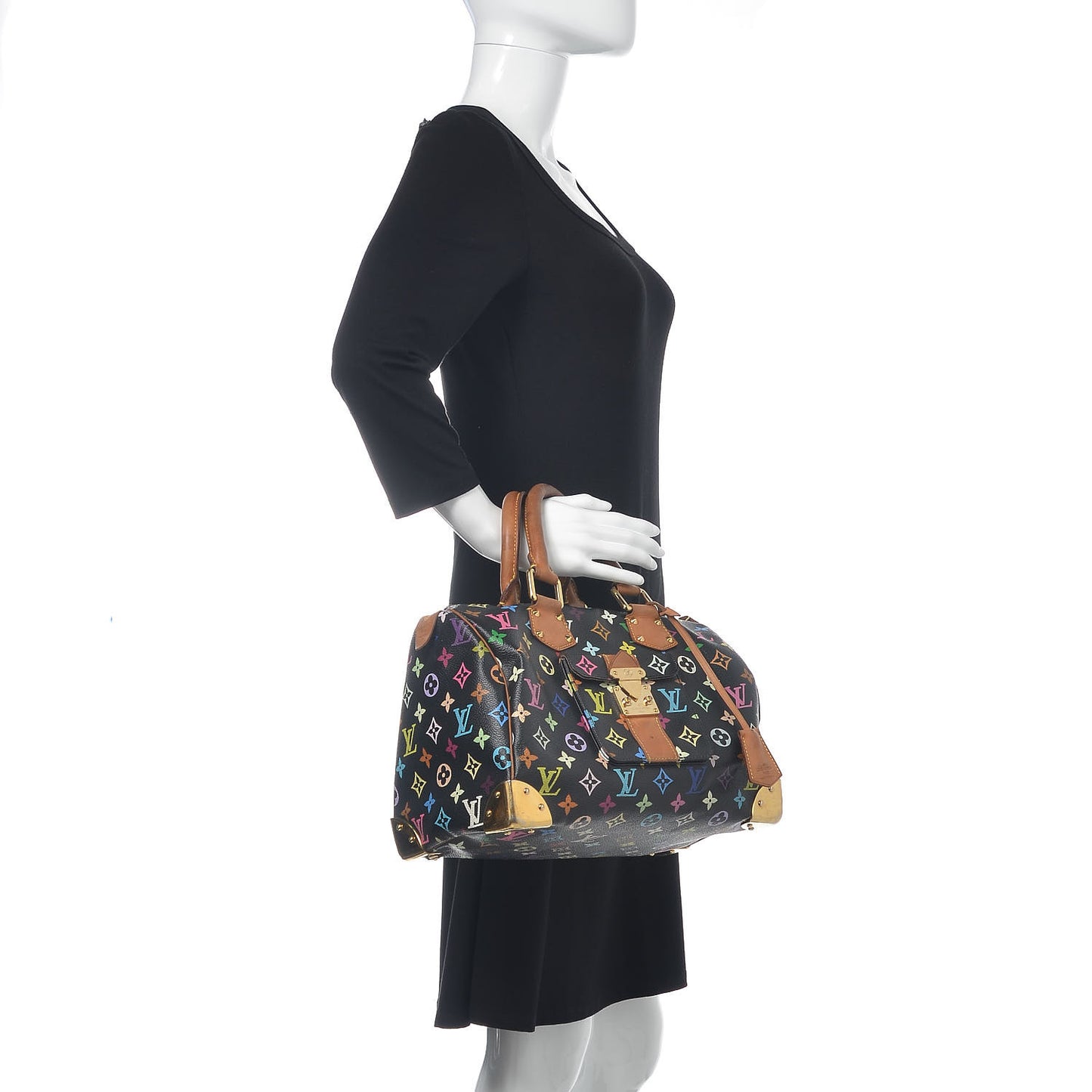Monogram Multicolor Speedy 30 Black