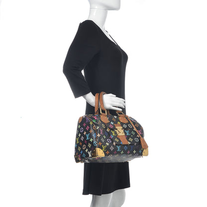 Louis Vuitton Monogram Multicolor Speedy 30 Black 2 of 19
