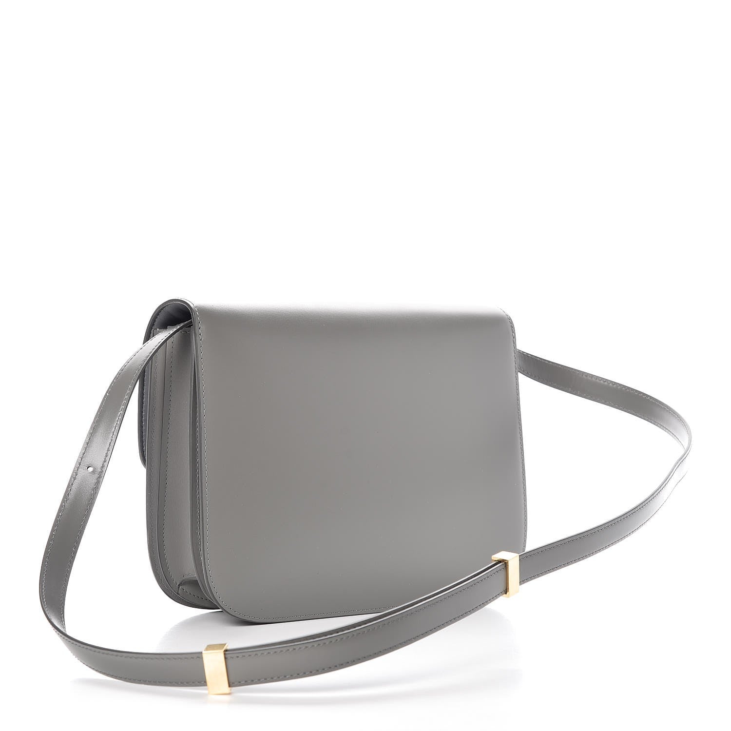 Celine Box Calfskin Medium Classic Box Flap Bag Zinc 3 of 7