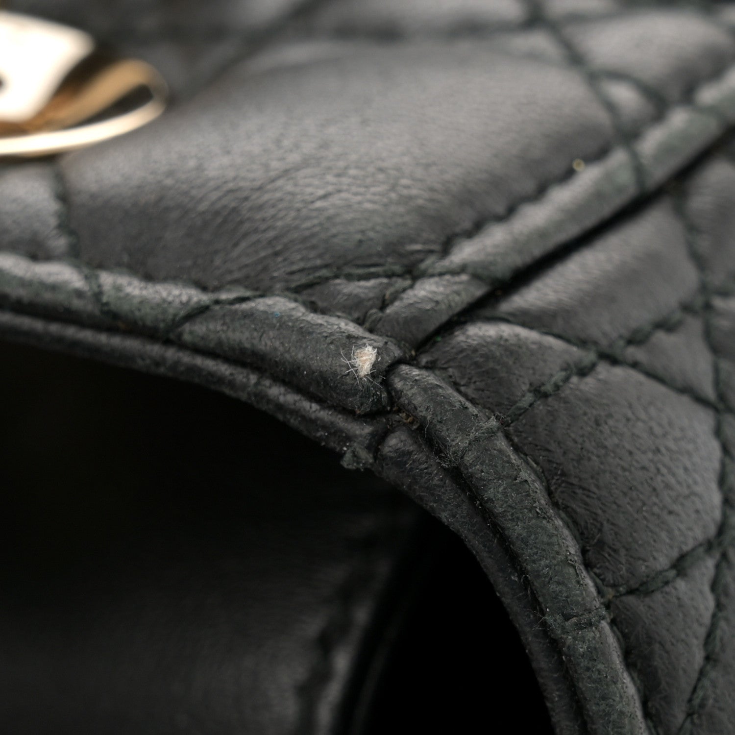 Christian Dior Lambskin Cannage Small Lucky Badges My Lady Dior Black 12 of 12