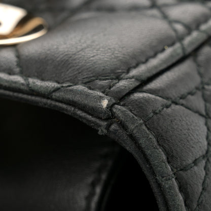 Christian Dior Lambskin Cannage Small Lucky Badges My Lady Dior Black 12 of 12