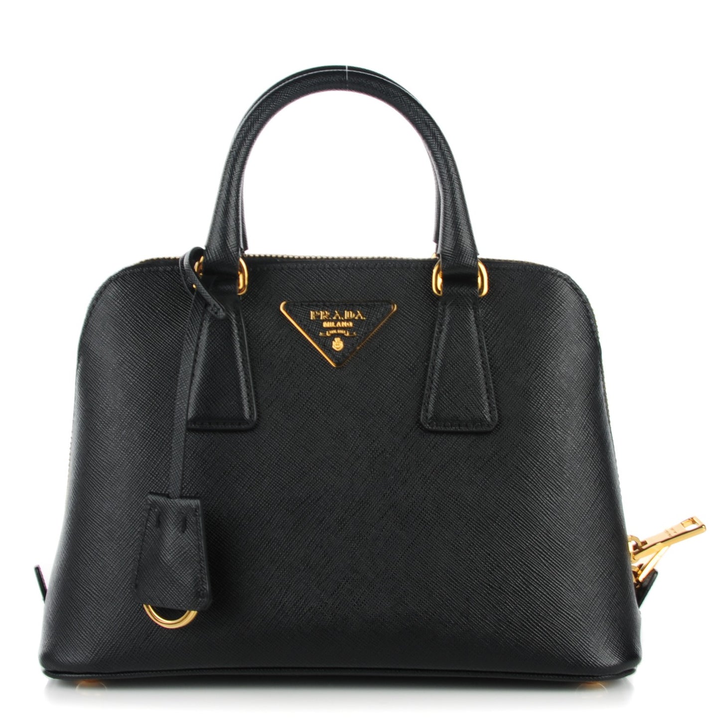 Saffiano Lux Mini Promenade Tote Black