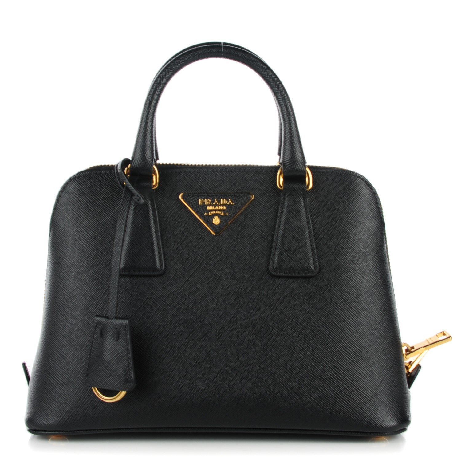 Prada Saffiano Lux Mini Promenade Tote Black 1 of 10