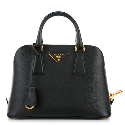 Prada Saffiano Lux Mini Promenade Tote Black 1 of 10