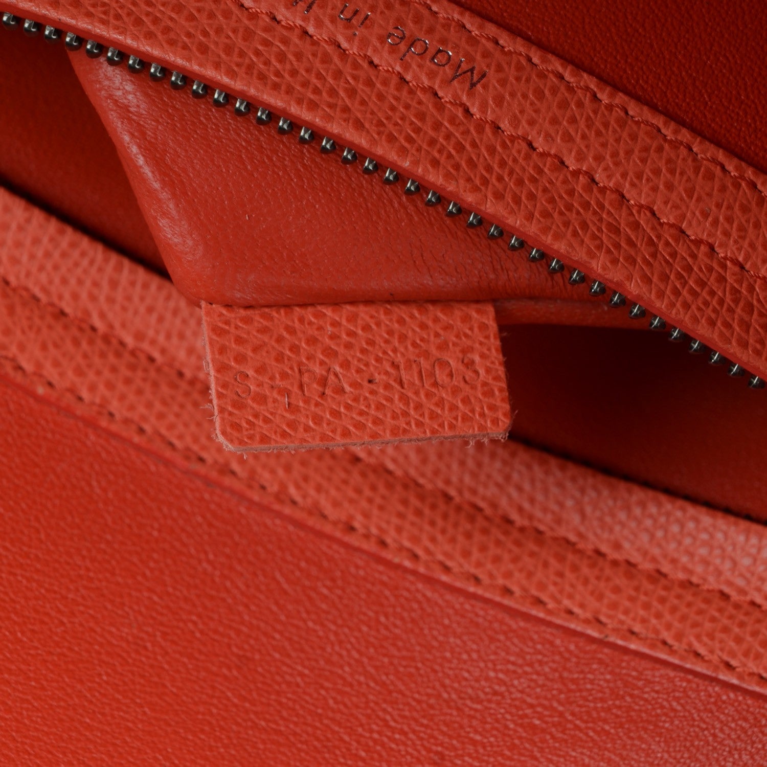Celine Grained Calfskin Medium Phantom Luggage Coral 11 of 15