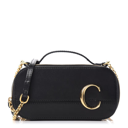 Chloe Calfskin Mini C Vanity Bag Black 1 of 11