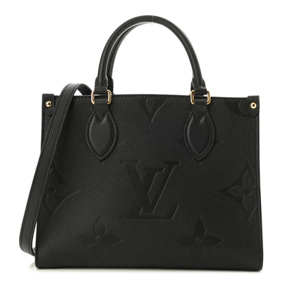 Louis Vuitton Empreinte Monogram Giant Onthego PM Black 1 of 10