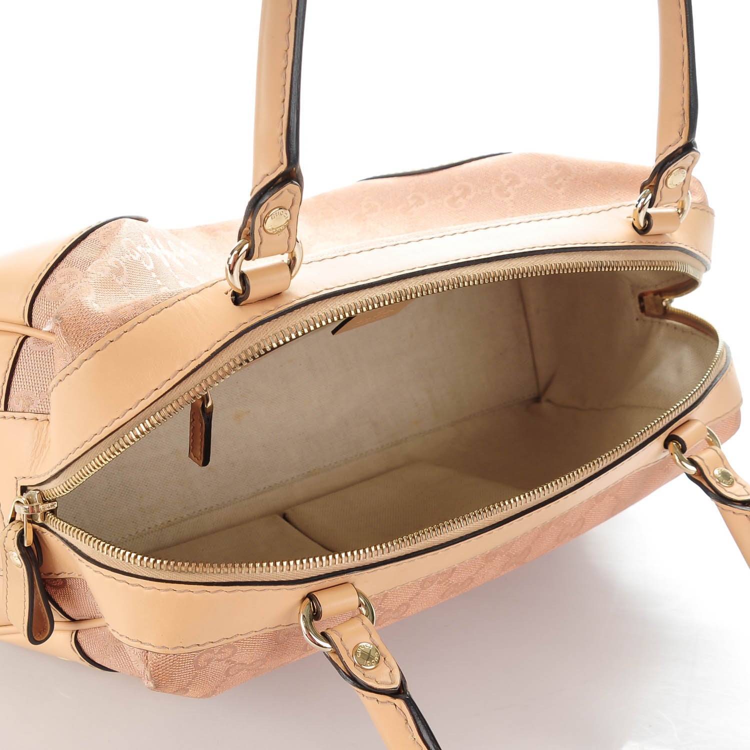 Gucci Monogram Heart GG Lovely Small Boston Pink 5 of 7