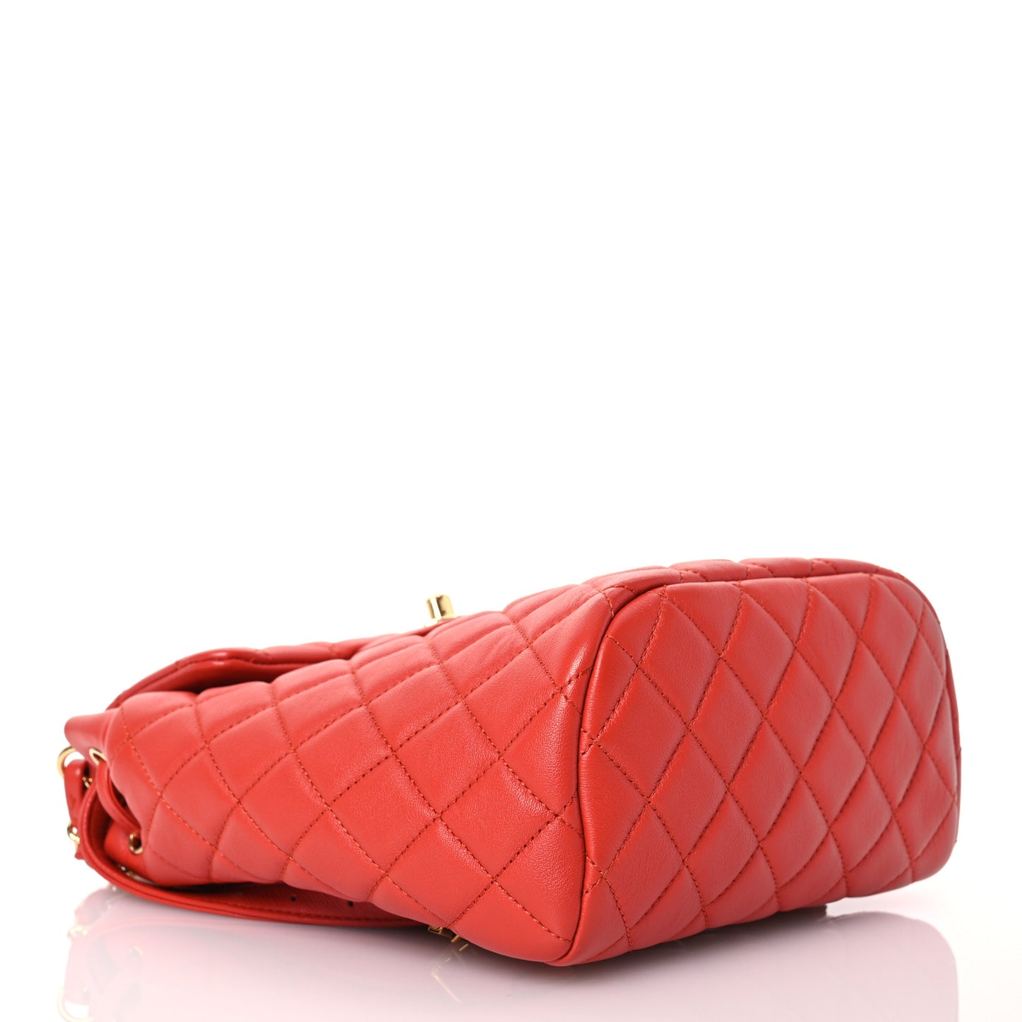 Calfskin Quilted Mini Urban Spirit Backpack Red
